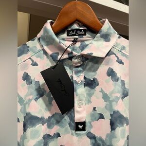 NWT! Bad Birdie Men's Mirage Oasis Golf Polo!